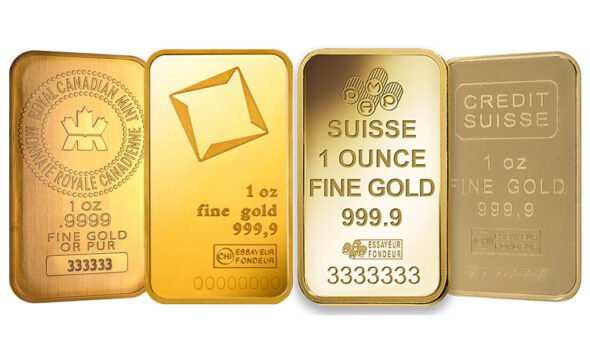 1oz Resale Gold Bars
