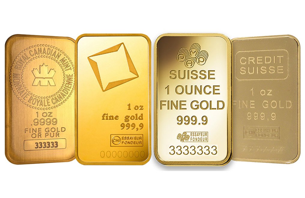 1oz Resale Gold Bars
