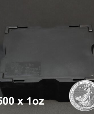 500 x 1oz Britannia Silbermünze