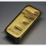 Goldbarren 1000g UMICORE, gegossen